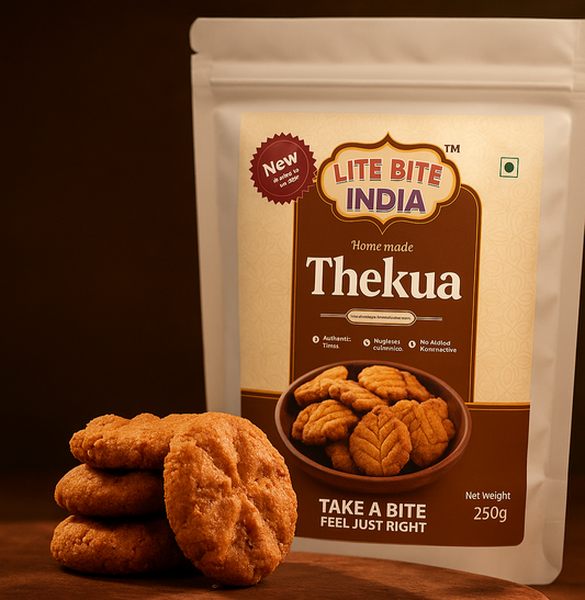 Treditinal Thekua with Jaggery & Nuts